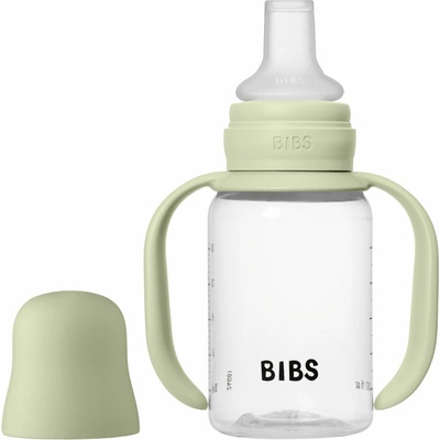 Bibs detská fľaša so silikónovým náustkom sage 150 ml