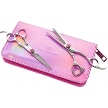 Olivia Garden SilkCut ThinkPink Set 5.75" a efilačných nožníc vo veľkosti 6.35"