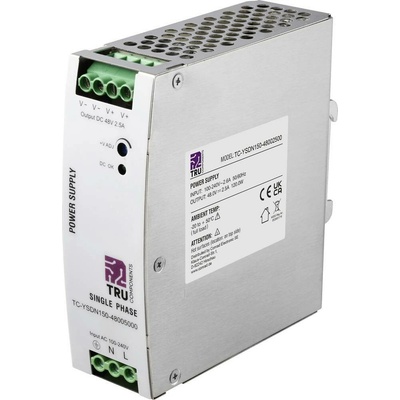 TRU COMPONENTS TC-YSDN150-48002500 sieťový zdroj na montážnu lištu (DIN lištu), 48 V/DC, 2.5 A, 120 W, výstupy 1 x