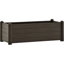STEFANPLAST Kvetináč, vyvýšený záhon ITALIA 100x43x35cm moka