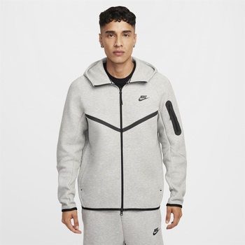 Nike Мъжки суичър Nike Tech Fleece Hoodie Mens - Grey Heather