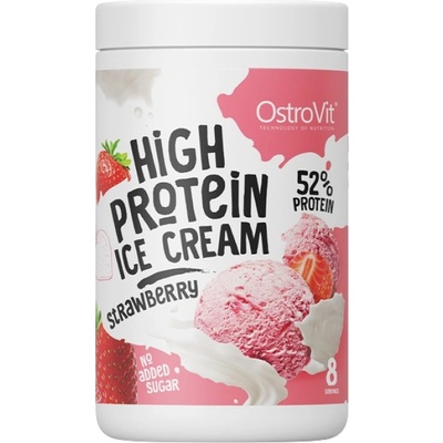 OstroVit High Protein Ice Cream | 52% Protein [400 грама] Ягода