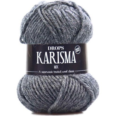 Drops Karisma Mix 16 tmavá šedá