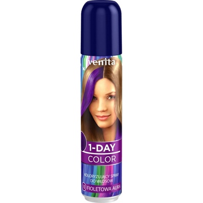 Venita 1 Day farebný sprej na vlasy fialová 50 ml