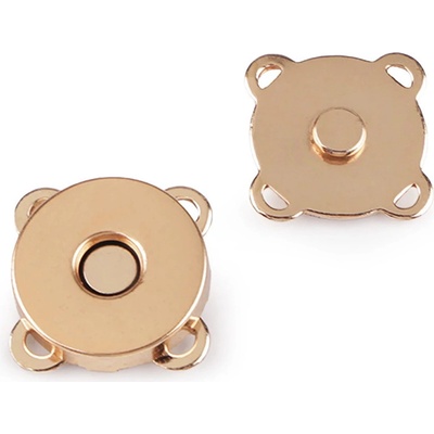 Pro Háčkování Magnetické zapínání 18 mm růžově zlaté – Zboží Dáma