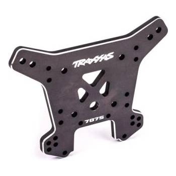 Traxxas Предна алуминиева амортисьорна кула Traxxas сиво анодизирана (за Sledge)