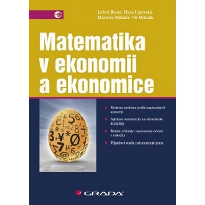 Matematika v ekonomii a ekonomice Bauer Luboš a