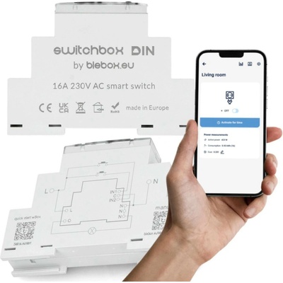 BLEBOX - spínacia skrinka na DIN lištu