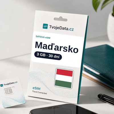 eSIM Maďarsko 3 GB / 29 dní
