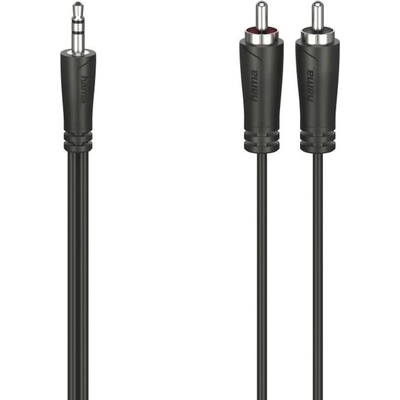 Hama Кабел HAMA 205118, от Jack 3.5mm(м) към 2x RCA(м), 1.5m, черен (205110)