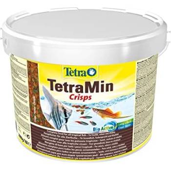 Tetra MIN Crisps - Пълноценна храна за ежедневно хранене на всички декоративни риби, 10 л