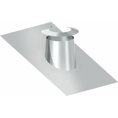 G.Gastro Komínový průchod - 16° - 25° - s dešťovým límcem - z nerezové oceli - pro Ø 350 mm - D9775869