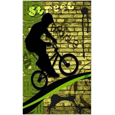 DIMEX ART Флизелинов фототапет зелено колело 150 x 250 см