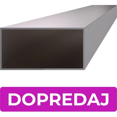 DOPRODEJ profil 100 x 50 x 2 x 1000 mm, broušená AISI 304
