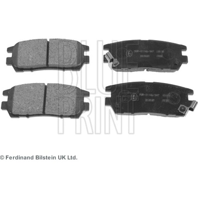 Sada brzdových platničiek kotúčovej brzdy BLUE PRINT ADC44243