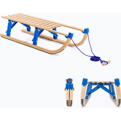 Davos skládací sáňky VT-Sport 100 hnědé – Zboží Mobilmania