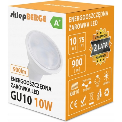 BRG 10W LED žiarovka Studená biela GU10
