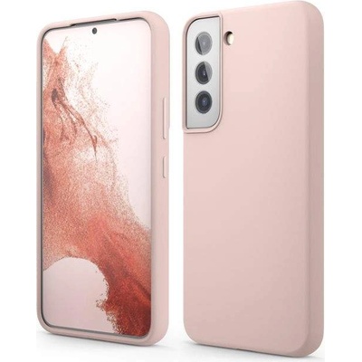 elago Soft Silicone Case - силиконов (TPU) калъф за Samsung Galaxy S22 (розов)