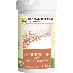 Dr. Ehrenberger Naturprodukte Chondroitin + MSM + Glucosamin - 180 капсули