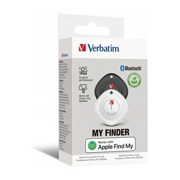 Verbatim Tracker My Finder černá/bílá, 2ks/pack 32131