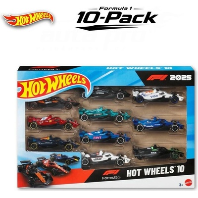Mattel Hot Wheels F1 Formula 1 10-pack
