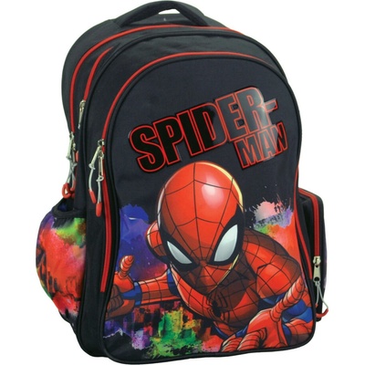 GIM S.A. Dětský batoh SPIDERMAN Global černý 42 cm