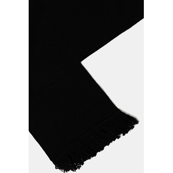 MM6 Maison Margiela Шал с вълна MM6 Maison Margiela мъжки в черно с изчистен дизайн SH2TE0004. M13168.900S (SH2TE0004.M13168.900S)