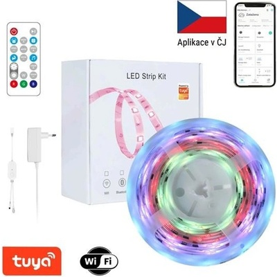 Smart LED pásik 12V 120LED/m IP65 18W RGB Immax Neo 07734L 5m WiFi Tuya