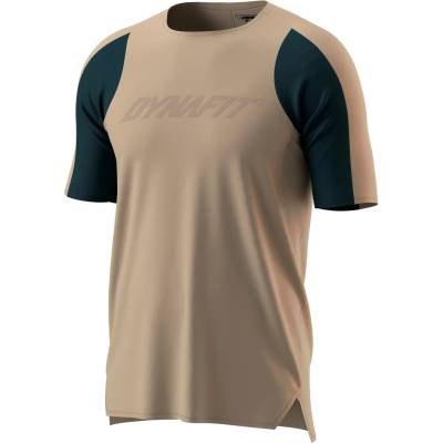 Dynafit Мъжка фланелка с къс ръкав за колоездене Dynafit Ride S/S Tee Cycling jersey - Rock Khaki / 3010 - размер M (056-3064-0412)