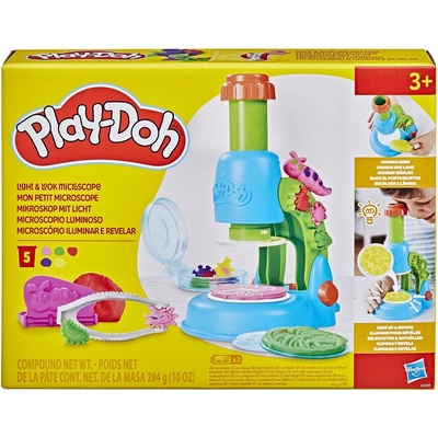 Hasbro Комплект с моделин Play-Doh - Светещ микроскоп (G0494)