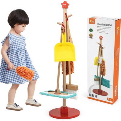 Viga Toys Sada čisticích nástrojů 6 ks