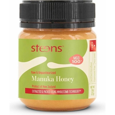 Steens RAW Manuka Honey 100+ MGO 225g
