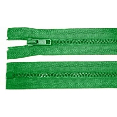 Zdrhovadlo zip kostěný 100 cm dělitelný jezerní zeleň
