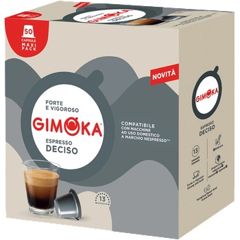 Gimoka Кафе капули Gimoka Deciso съвместими с Nespresso, 50бр