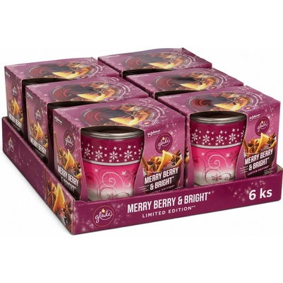 Glade Merry Berry & Bright 6 x 120 g