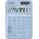 Casio Настолен калкулатор casio ms 20 uc 12 цифри светлосиньо 45013244 (45013244)