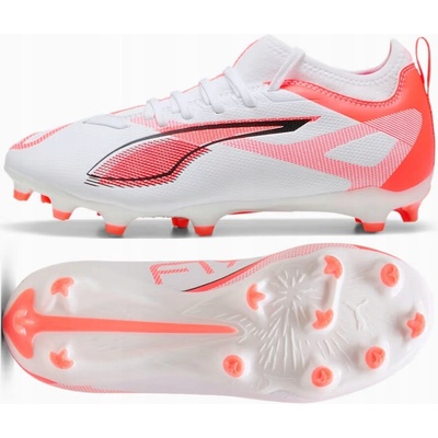 Puma Ultra 5 Match Jr FG/MG 108167-01 bílé