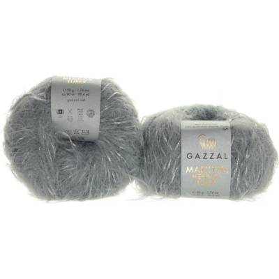 Gazzal Marilyn & Merinos Lurex 8276 L šedá