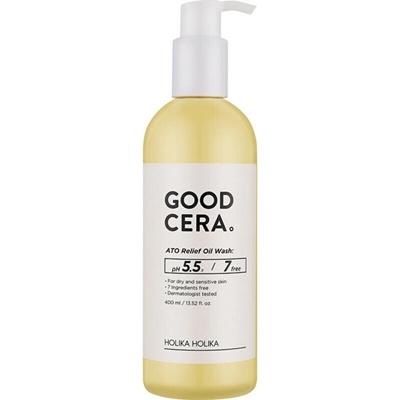 Holika Good Cera zklidňující sprchový olej pro citlivou a podrážděnou pokožku 400 ml