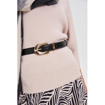 Moodo Черен колан със златна тока Moodo Moodo | Cheren | ЖЕНИ | S