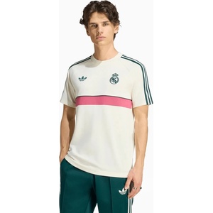 Adidas Тениска adidas Originals Real Madrid 26/27 3-Stripes (Бежов) - KG2973 - sportmax