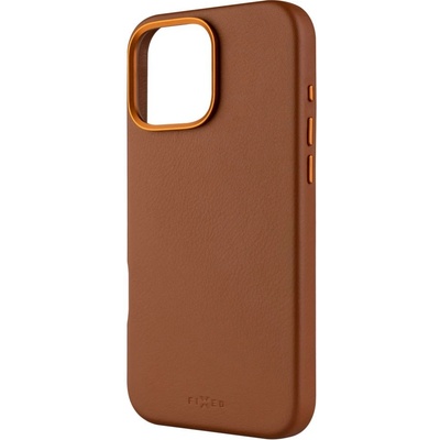 Fixed MagLeather s podporou MagSafe pro Apple iPhone 16 Pro Max, hnědý FIXLM-1403-BRW