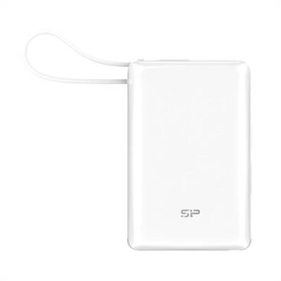 Silicon Power CP10 Power Bank 10000mAh USB-C бял (SP10KMAPBKCP101W)