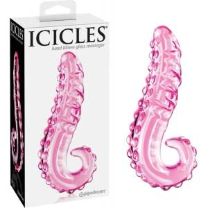  Стъклено дилдо с причудлива форма, 15, 2см. - Icicles №24 (PIPE292400)