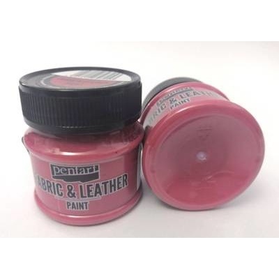 Kůže a textilní barva 50 ml bordó