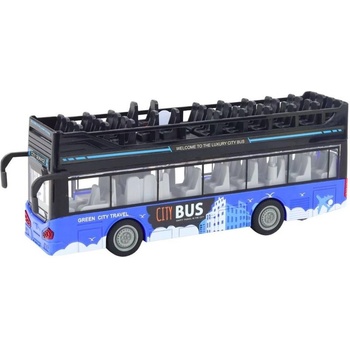 LeanToys Детска играчка Lean Toys - Двуетажен градски автобус, 1: 16 (22963)