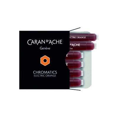 Caran D'ache Inkoustové bombičky Chromatics hnědá Organic Brown 8021.052