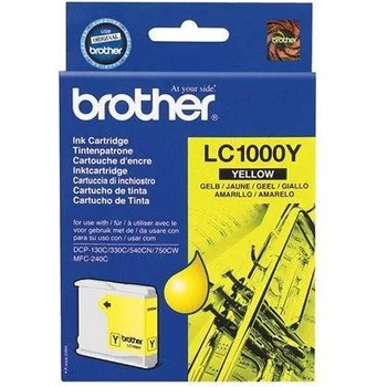 Brother LC-1000 ink cartridge yellow standard capacity 400 pages 1-pack (LC1000Y)