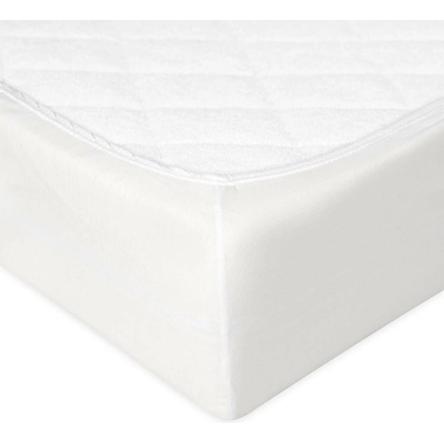 BabyMatex Prostěradlo nepromokavé s gumou Bamboo bílé 70x140