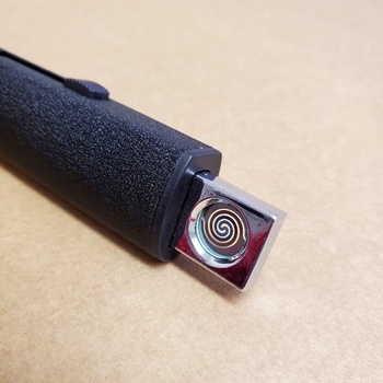 ISO Elektrický Plazma USB černý 5057